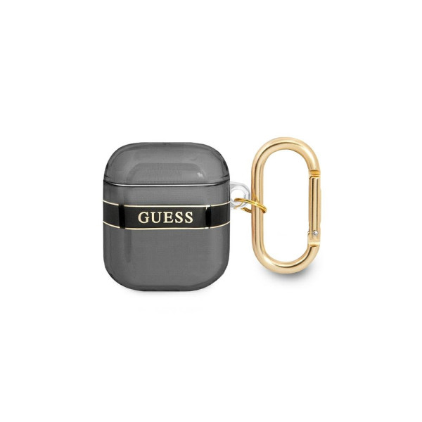 GUESS Futrola za slušalice AirPods 1/2 Black Cord slika 1