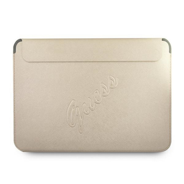GUESS navlaka za laptop od 13'' Gold Saffiano Script slika 1