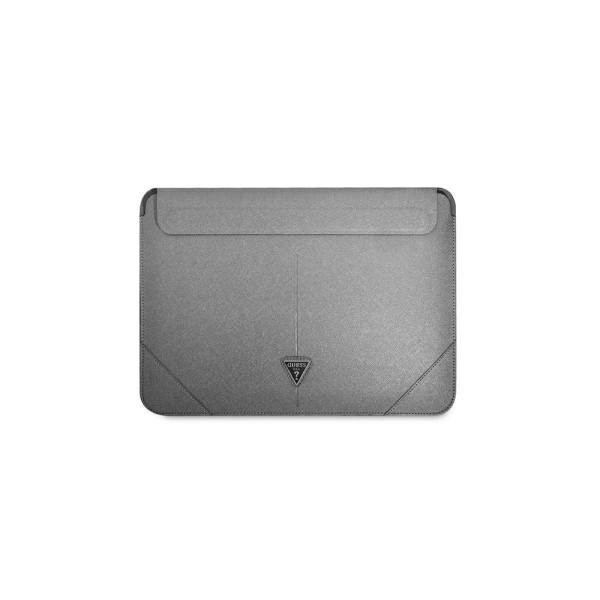 GUESS navlaka za laptop od 14” Silver Saffiano Triangle slika 1