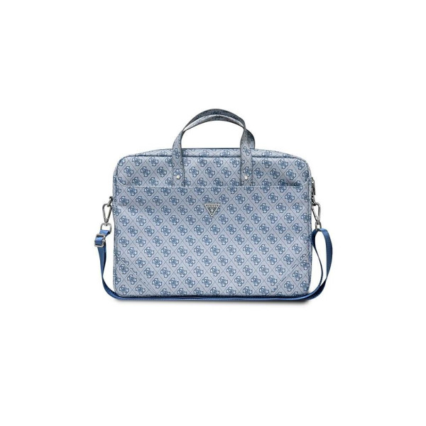 GUESS torba za laptop 15/16'' Blue Saffiano Hot Stamp Logo slika 1