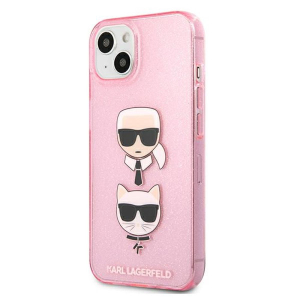 Karl Lagerfeld Futrola za iPhone 14 Pink Karl Head slika 1