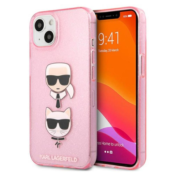 Karl Lagerfeld Futrola za iPhone 14 Pink Karl Head slika 5