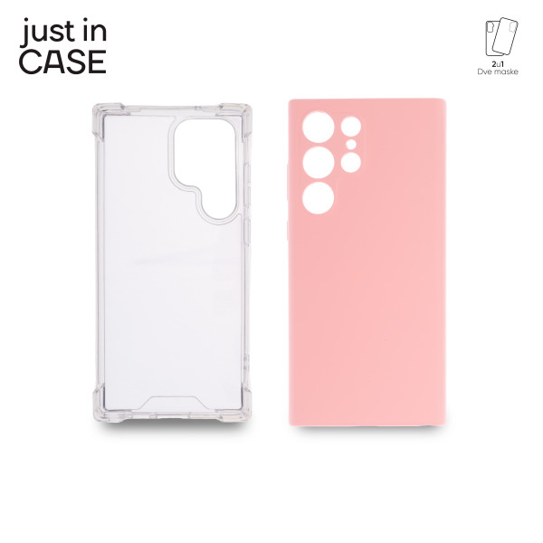 2u1 Extra case MIX paket PINK za Samsung S23 Ultra slika 1