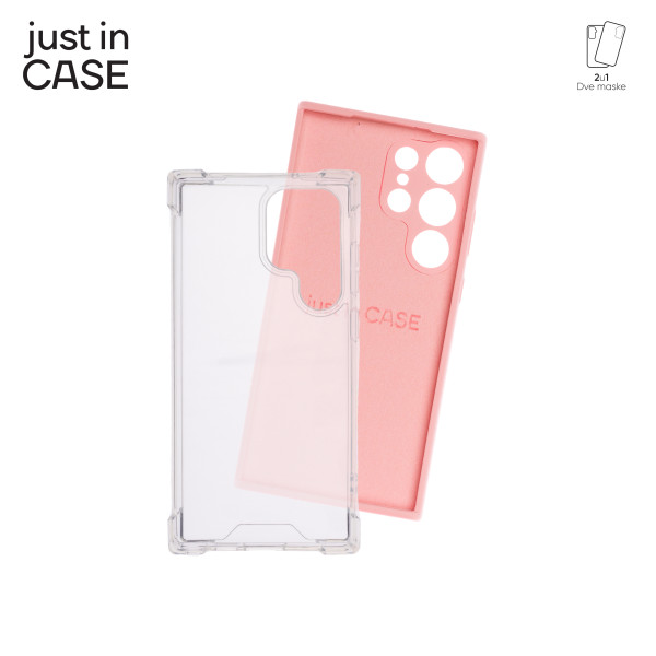 2u1 Extra case MIX paket PINK za Samsung S23 Ultra slika 4