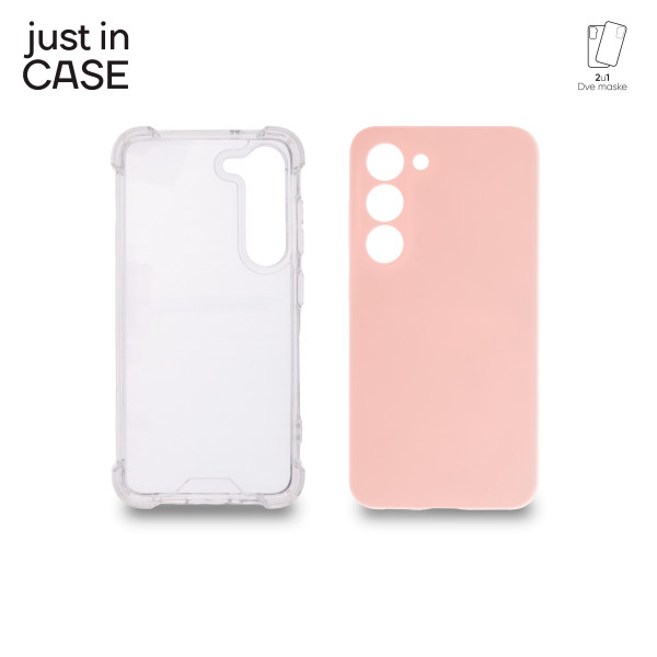 2u1 Extra case MIX paket PINK za Samsung S23