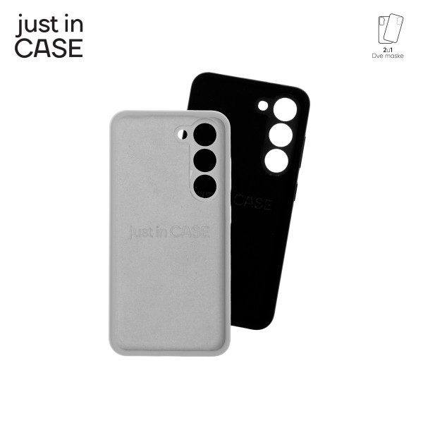 2u1 Extra case MIX PLUS paket CRNI za Samsung S23 slika 3