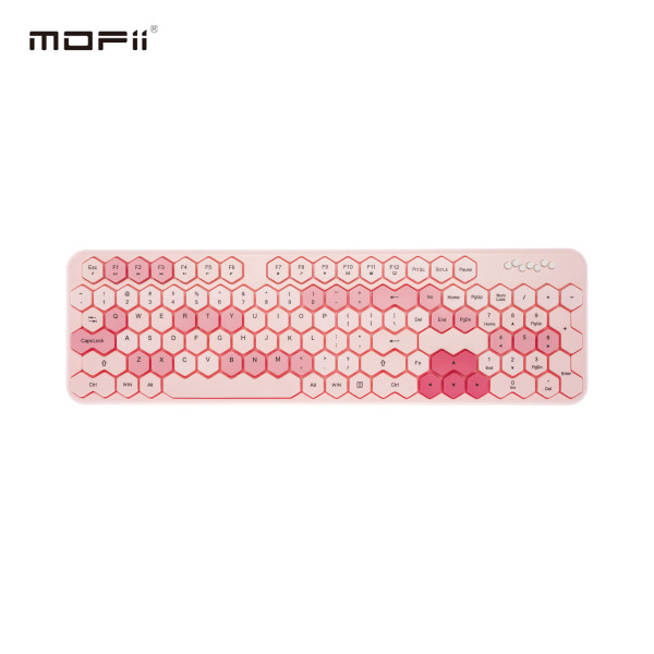 MOFII WL HONEY COMB set tastatura i miš u PINK boji slika 3