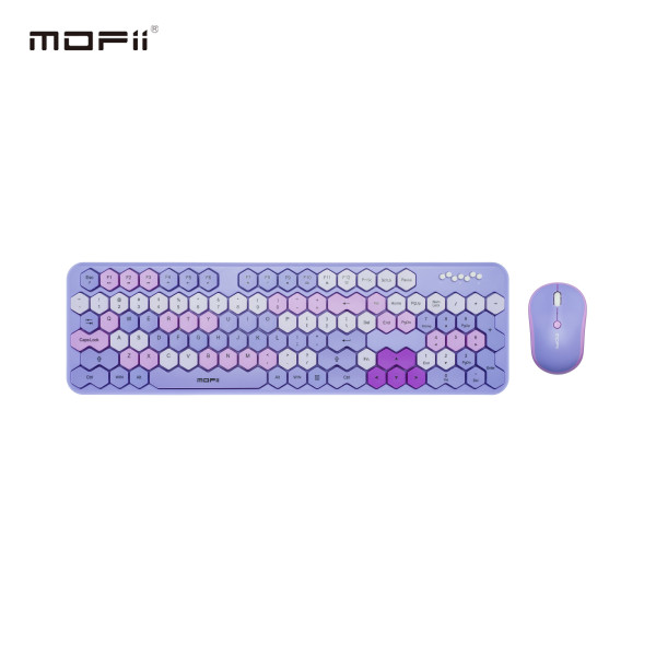 MOFII WL HONEY COMB set tastatura i miš u LjUBIČASTOJ boji slika 1