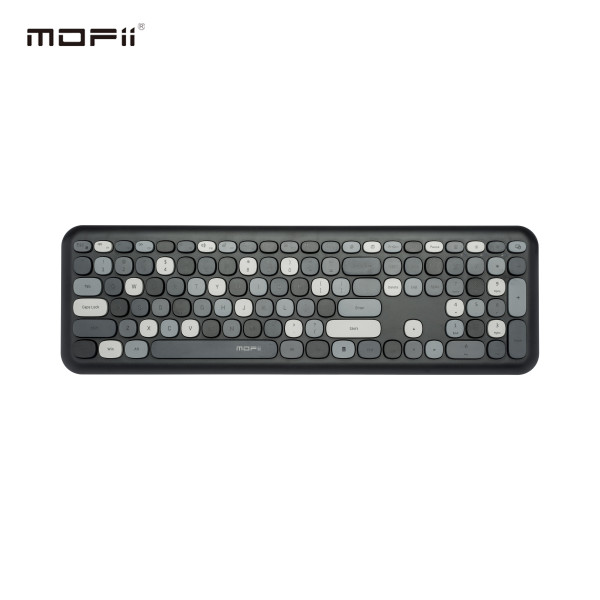 MOFII WL RETRO set tastatura i miš u CRNO/SIVOJ boji slika 3