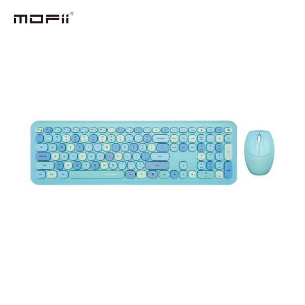 MOFII WL RETRO set tastatura i miš u PLAVOJ boji slika 1