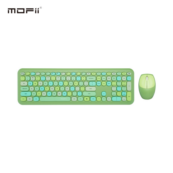 MOFII WL RETRO set tastatura i miš u ZELENOJ boji slika 1