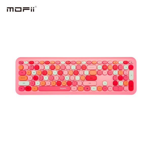 MOFII WL RETRO set tastatura i miš u PINK boji slika 3