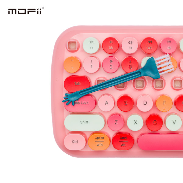 MOFII BT WL RETRO tastatura u PINK boji slika 3
