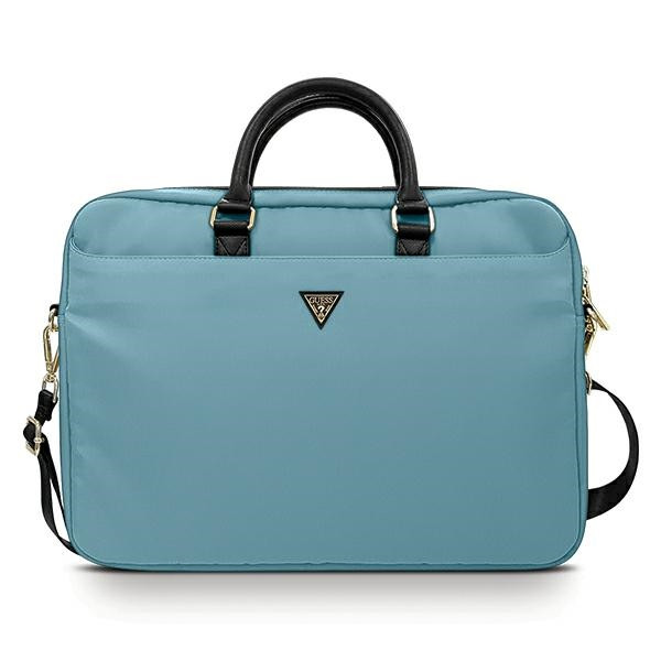 GUESS torba za laptop 16'' Blue Nylon Triangle Logo slika 1