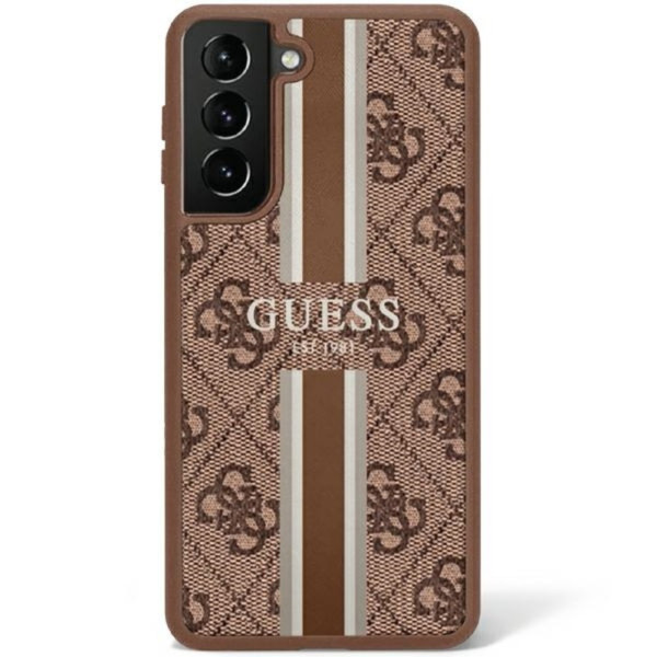 GUESS Futrola za Samsung S23 Brown 4G Printed Stripe slika 1