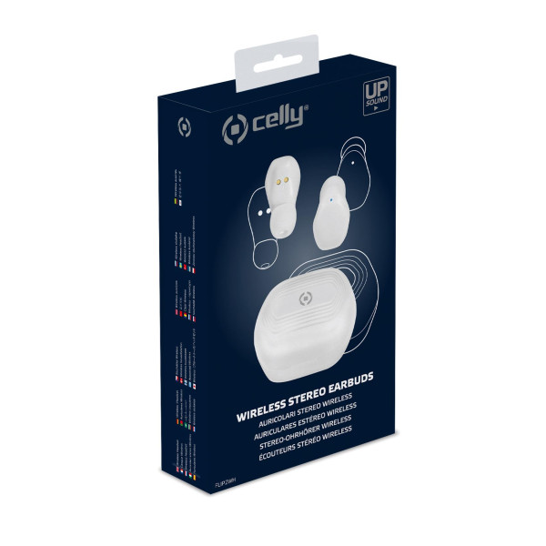 CELLY True Wireless FLIP2 bluetooth slušalice u BELOJ boji slika 3