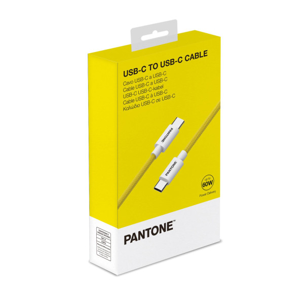 PANTONE kabl USBC-USBC u ŽUTOJ boji slika 3