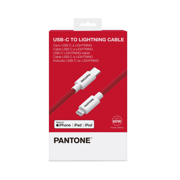 PANTONE kabl USBC-LIGHT u CRVENOJ boji slika 4