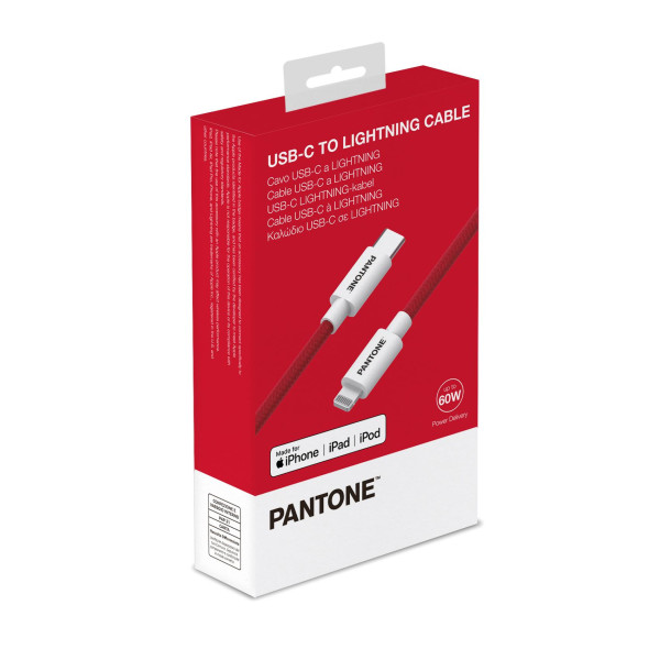 PANTONE kabl USBC-LIGHT u CRVENOJ boji slika 3