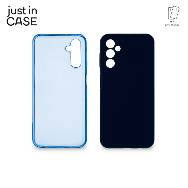 2u1 Extra case MIX paket PLAVI za Samsung A14 4G