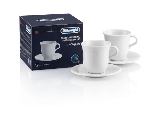 DeLonghi 2 porcelanske šolje za cappuccino slika 1