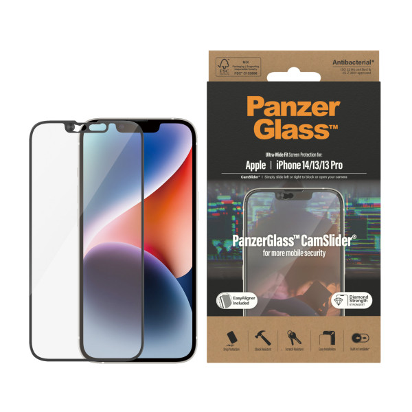 PanzerGlass zaštitno staklo UWF Camslider AB za iPhone 13/13 Pro/14 slika 3