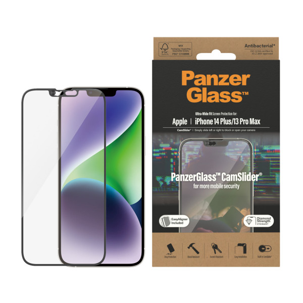 PanzerGlass zaštitno staklo UWF Camslider AB za iPhone 13 Pro Max/14 Plus slika 3