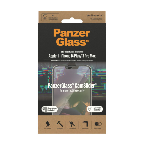 PanzerGlass zaštitno staklo UWF Camslider AB za iPhone 13 Pro Max/14 Plus slika 1