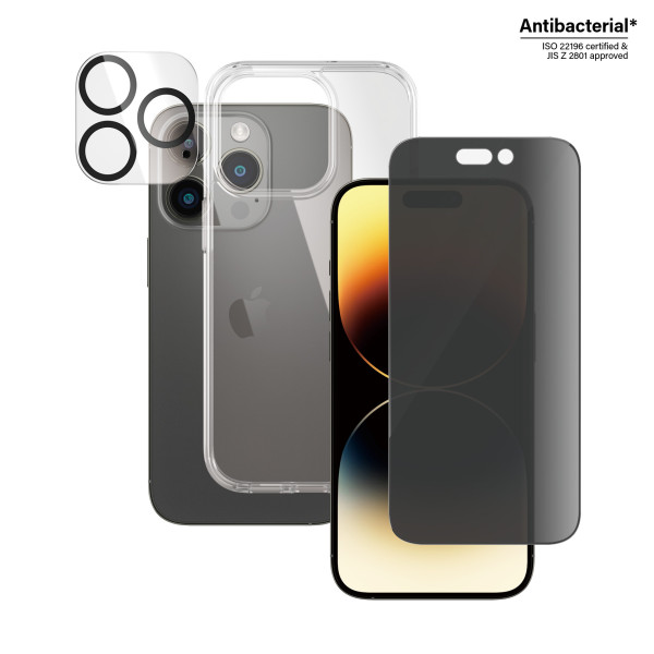 PanzerGlass iPhone 14 Pro Bundle (UWF Privacy zaštitno staklo, futrola, zaštita za kameru) slika 4