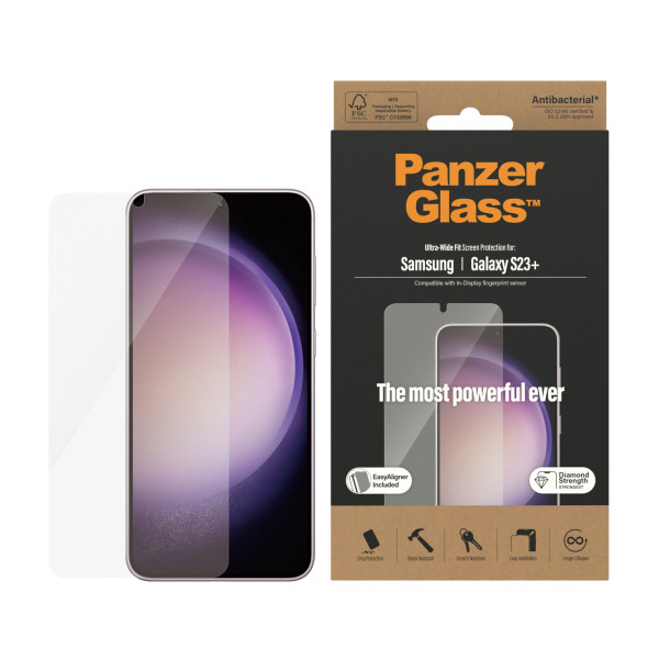 PanzerGlass zaštitno staklo UWF AB za Samsung Galaxy S23+ slika 4