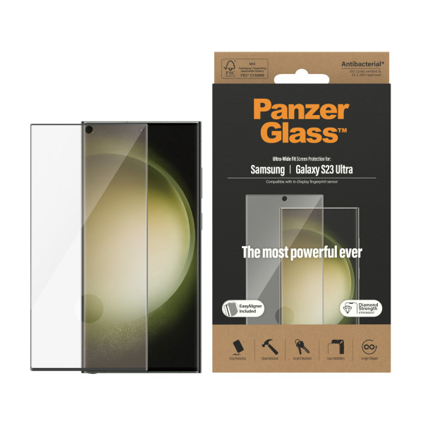 PanzerGlass zaštitno staklo UWF FP AB za Samsung Galaxy S23 Ultra slika 4