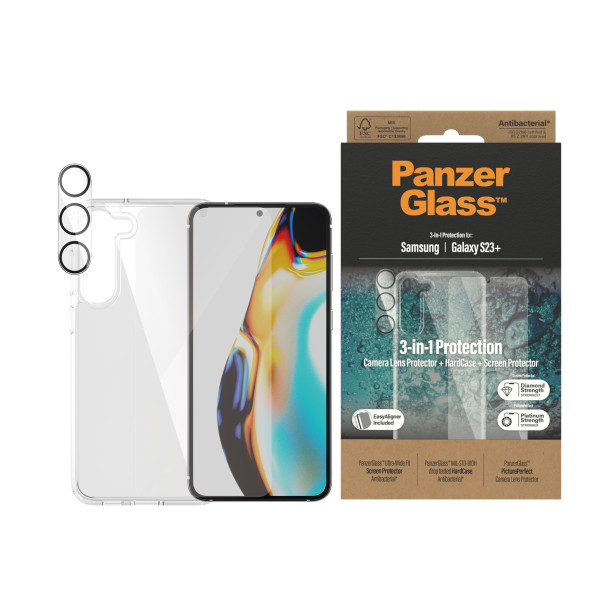 PanzerGlass Samsung Galaxy S23+ Bundle (zaštitno staklo, futrola, zaštita za kameru) slika 4