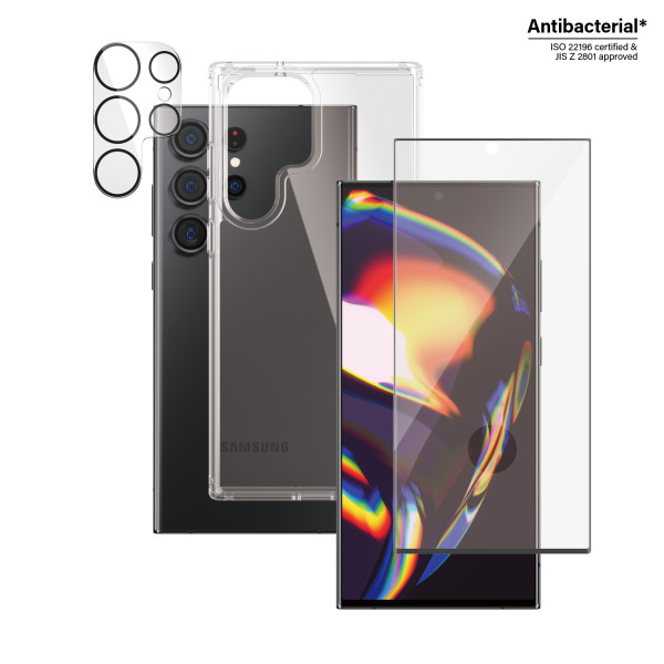PanzerGlass Samsung Galaxy S23 Ultra Bundle (zaštitno staklo, futrola, zašita za kameru) slika 3