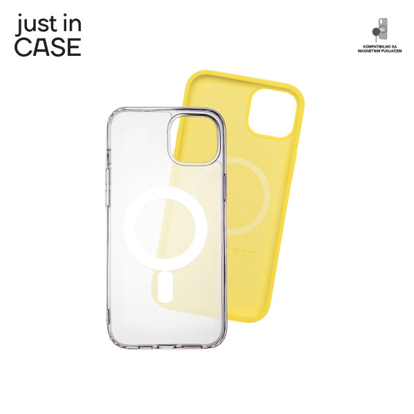 2u1 Extra case MAG MIX PLUS paket ŽUTI za iPhone 14 Plus slika 3