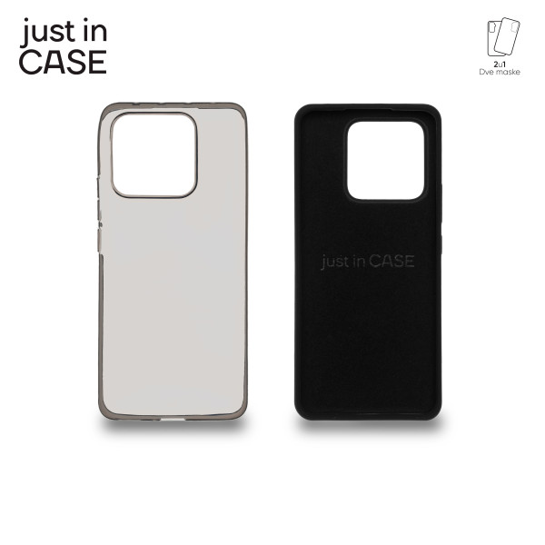 2u1 Extra case MIX paket maski za telefon CRNI za Xiaomi 13 Pro slika 3