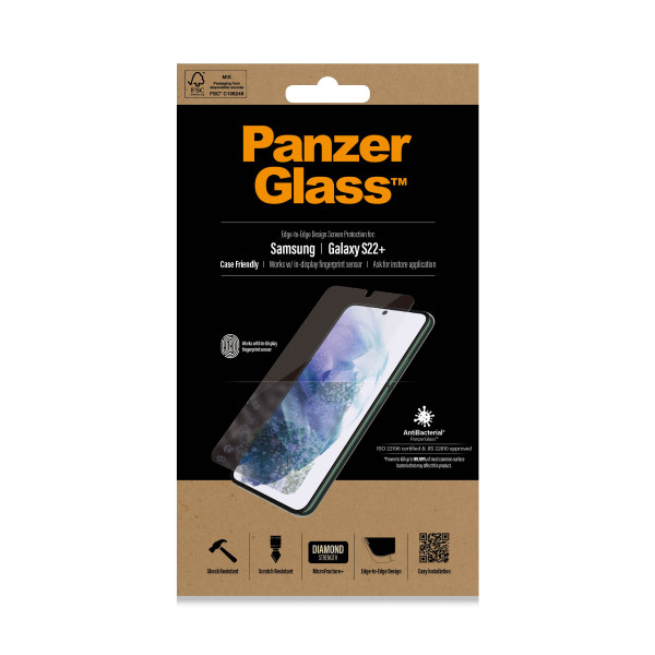 PanzerGlass zaštitno staklo Case Friendly AB za Samsung Galaxy S22+ 5G slika 1