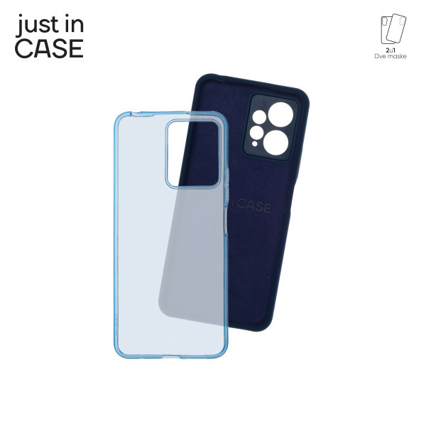 2u1 Extra case MIX paket maski za telefon PLAVI za Xiaomi Redmi Note 12 slika 4