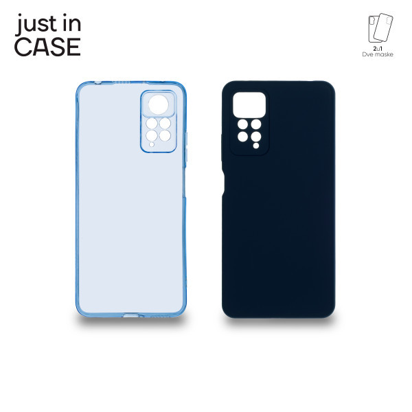 2u1 Extra case MIX paket maski za telefon PLAVI za Xiaomi Redmi Note 12 Pro
