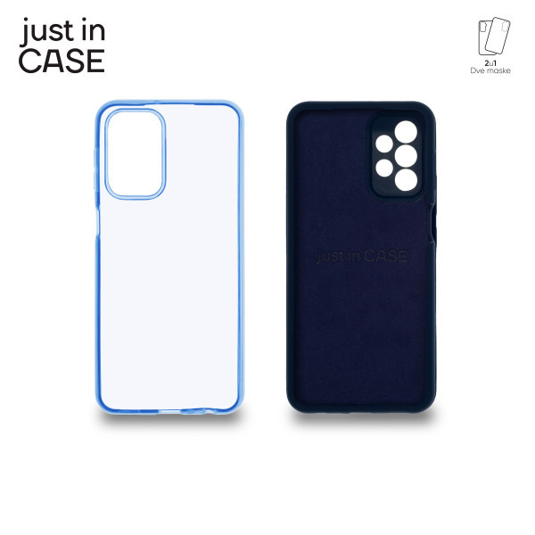 2u1 Extra case MIX paket maski za telefon PLAVI za Samsung Galaxy A23 slika 4