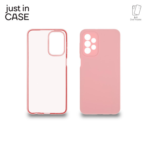 2u1 Extra case MIX paket maski za telefon PINK za Samsung Galaxy A23 slika 1