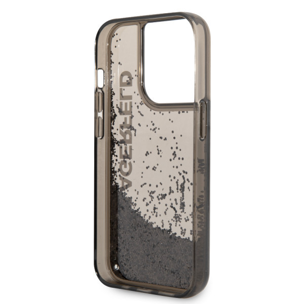 Karl Lagerfeld Futrola za iPhone 14 Pro Max LIQ. GLITTER ELONG BLACK slika 4