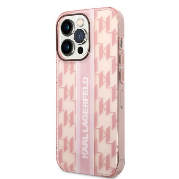 Karl Lagerfeld Futrola za iPhone 14 Pro Max MONO VERTICAL STRIPE PINK slika 5