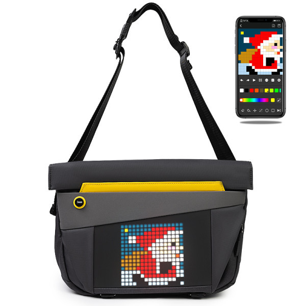 Divoom Pixoo torbica V u CRNOJ boji slika 3