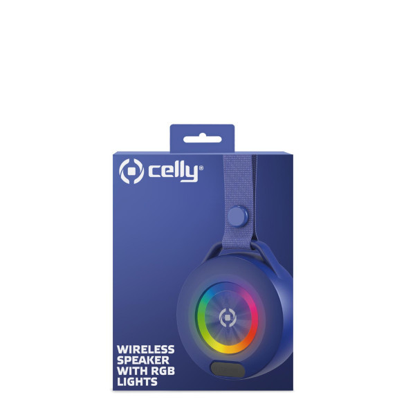 CELLY LIGHTBEAT wireless  prenosivi bluetooth zvučnik u PLAVOJ boji slika 4