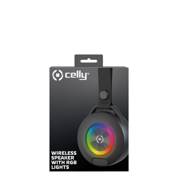 CELLY LIGHTBEAT wireless  prenosivi bluetooth zvučnik u CRNOJ boji slika 3