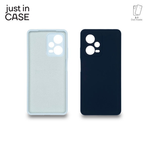 2u1 Extra case MIX PLUS paket maski za telefon PLAVI za Redmi Note 12 Pro Plus