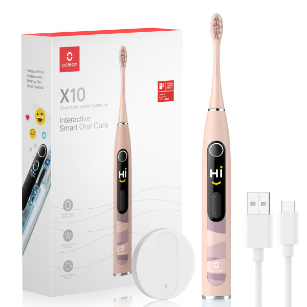 Oclean Električna četkica za zube X10 PINK slika 5