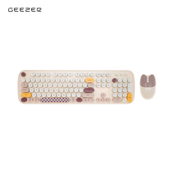 GEEZER WL ZERO set tastatura i miš u OFF WHITE boji slika 1
