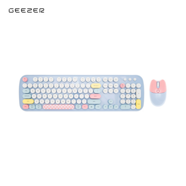 GEEZER WL ZERO set tastatura i miš u PLAVOJ boji slika 1