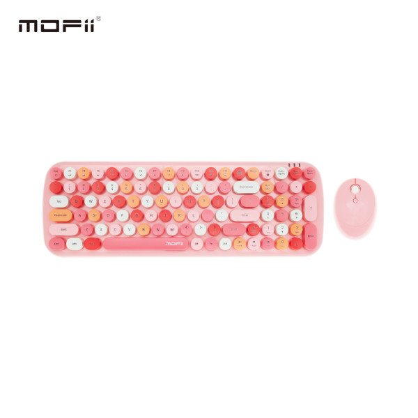 MOFII WL CANDY set tastatura i miš u PINK boji slika 1